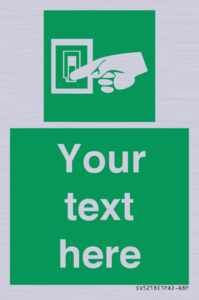 Custom Light Switch Sign